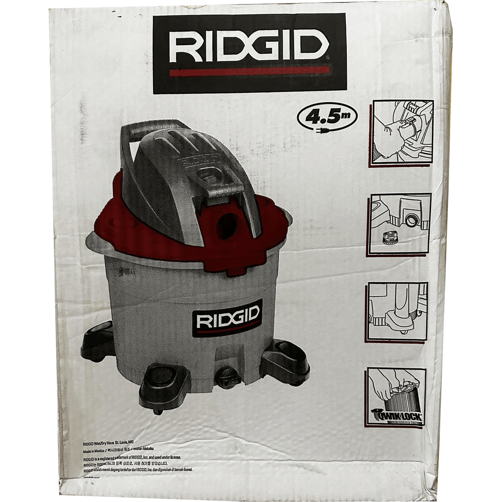 Ridgid WD1255ND Wet & Dry Vacuum (12 Gal) 45L - KHM Megatools Corp. Ridgid WD1255ND Wet & Dry Vacuum (12 Gal) 45L - KHM Megatools Corp.